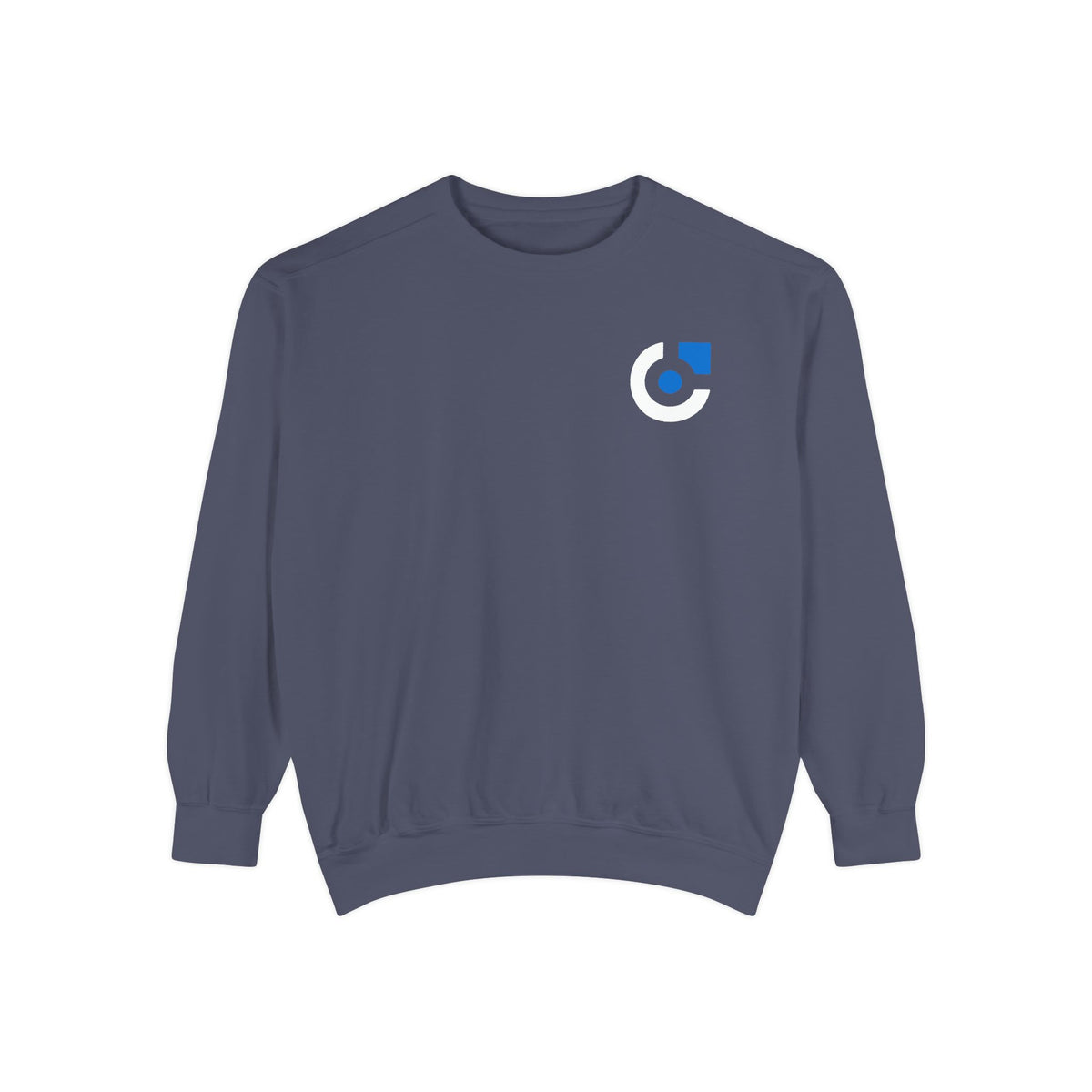 Minimalist Blue Abstract Symbol Sweatshirt