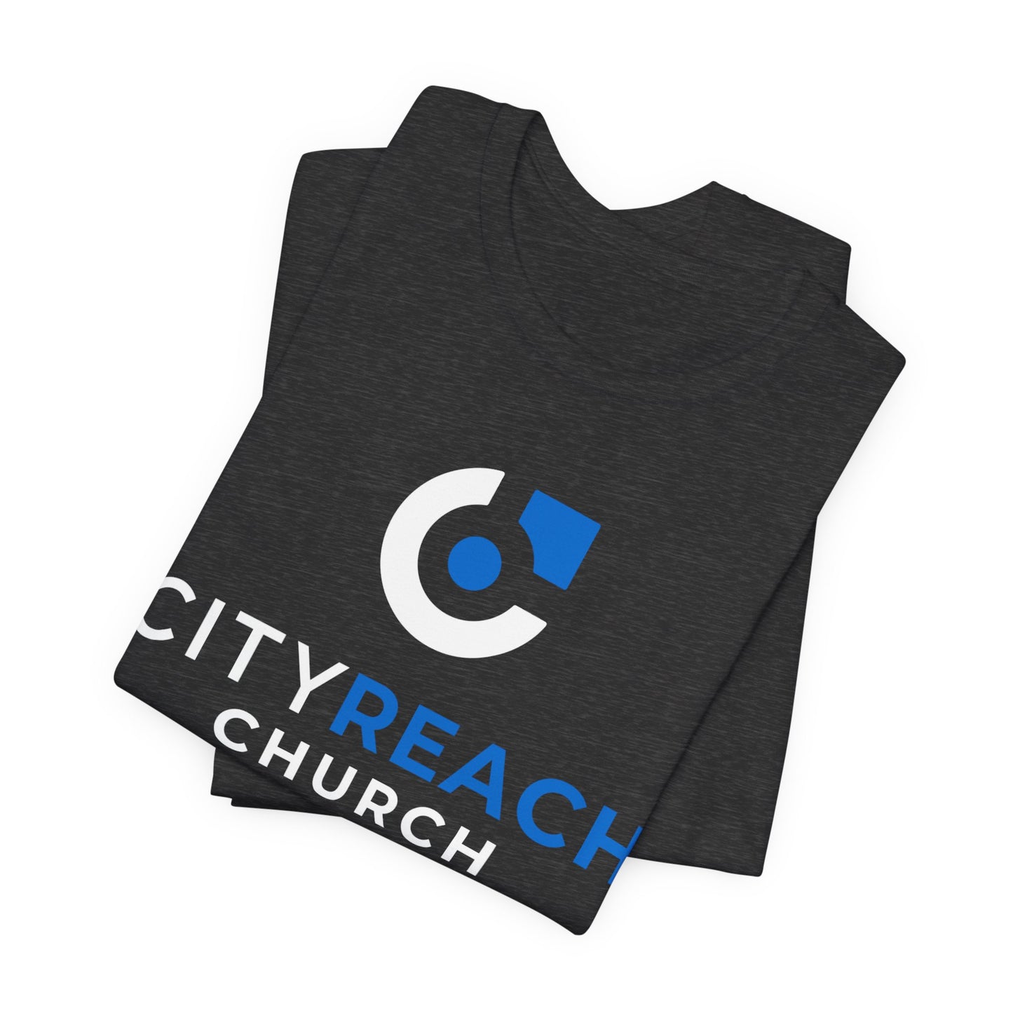 REACH Logo T-Shirt — Minimal Blue Branding Tee