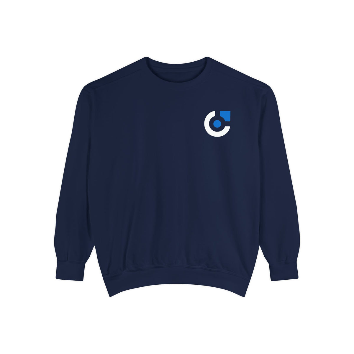Minimalist Blue Abstract Symbol Sweatshirt