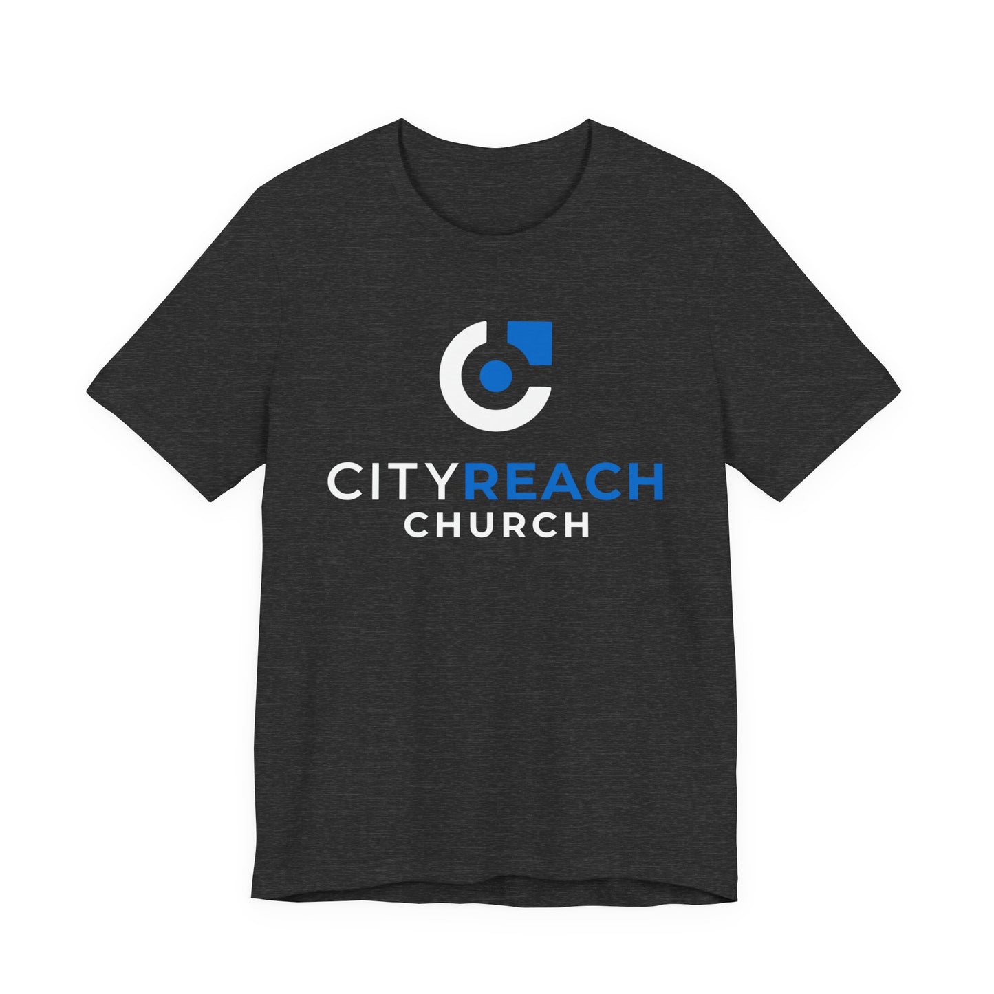 REACH Logo T-Shirt — Minimal Blue Branding Tee